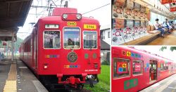 【和歌山旅遊】玩具電車~好酷!列車上有扭蛋機!和歌山電鐵貴志川線一日遊(2)